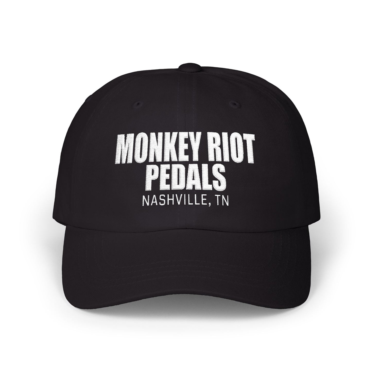 Monkey Riot Pedals Emboridered Classic Dad Cap