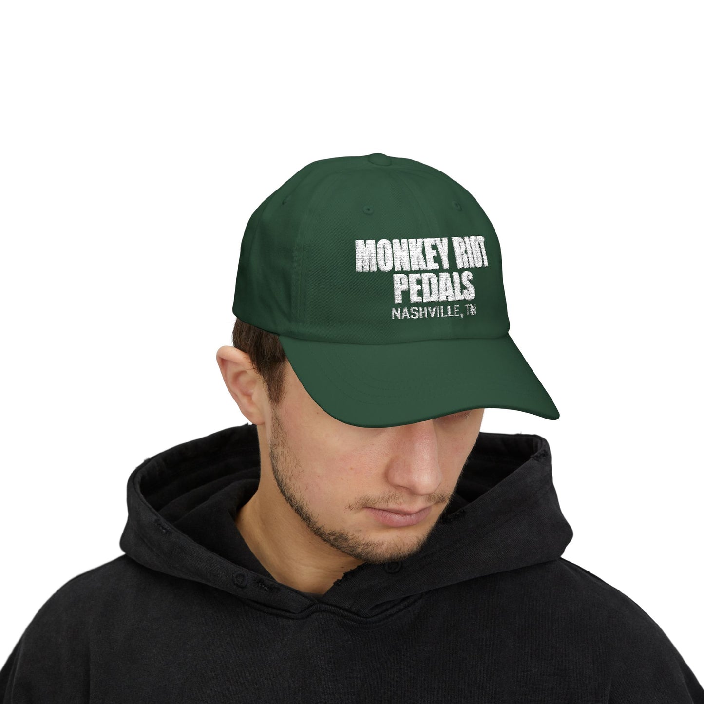 Monkey Riot Pedals Emboridered Classic Dad Cap