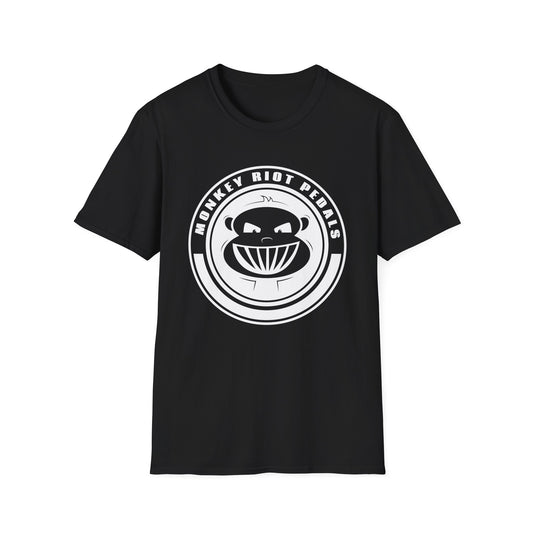 Monkey Riot Pedals Logo Unisex Softstyle T-Shirt