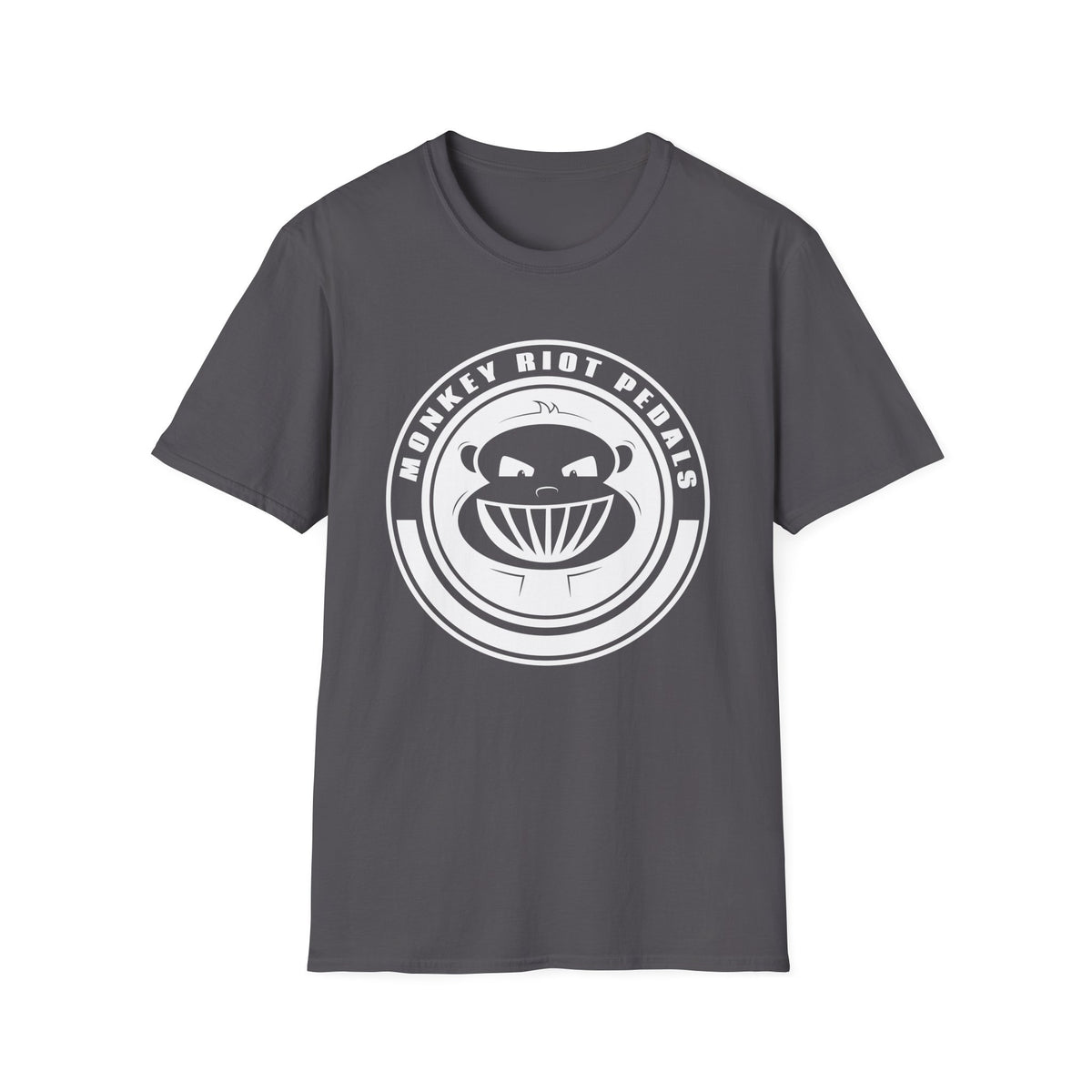 Monkey Riot Pedals Logo Unisex Softstyle T-Shirt
