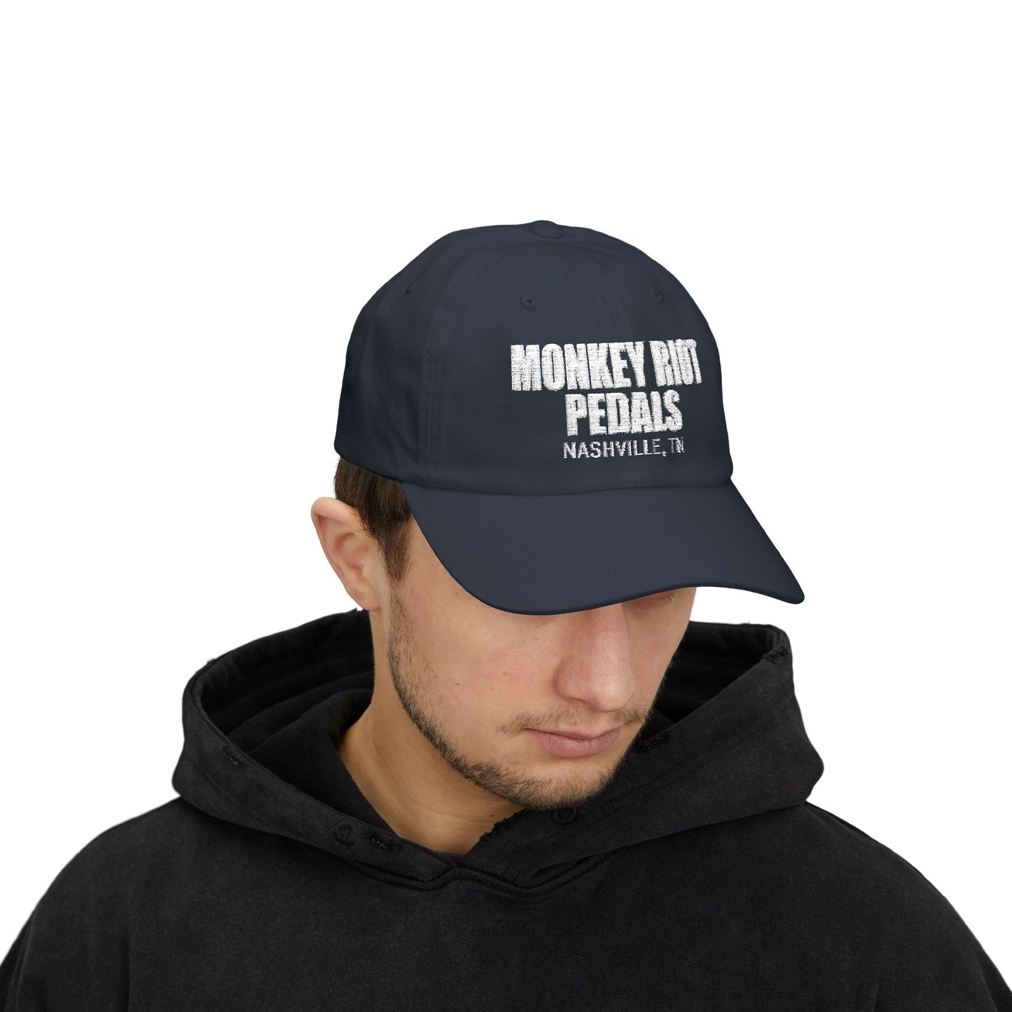 Monkey Riot Pedals Emboridered Classic Dad Cap