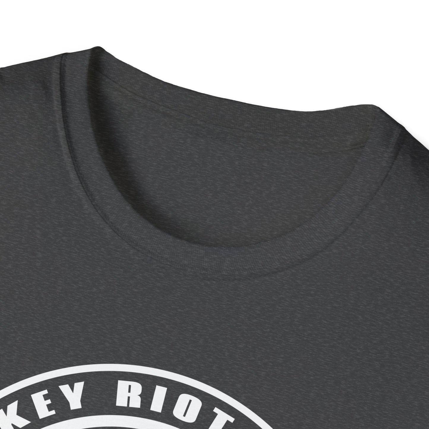 Monkey Riot Pedals Logo Unisex Softstyle T-Shirt
