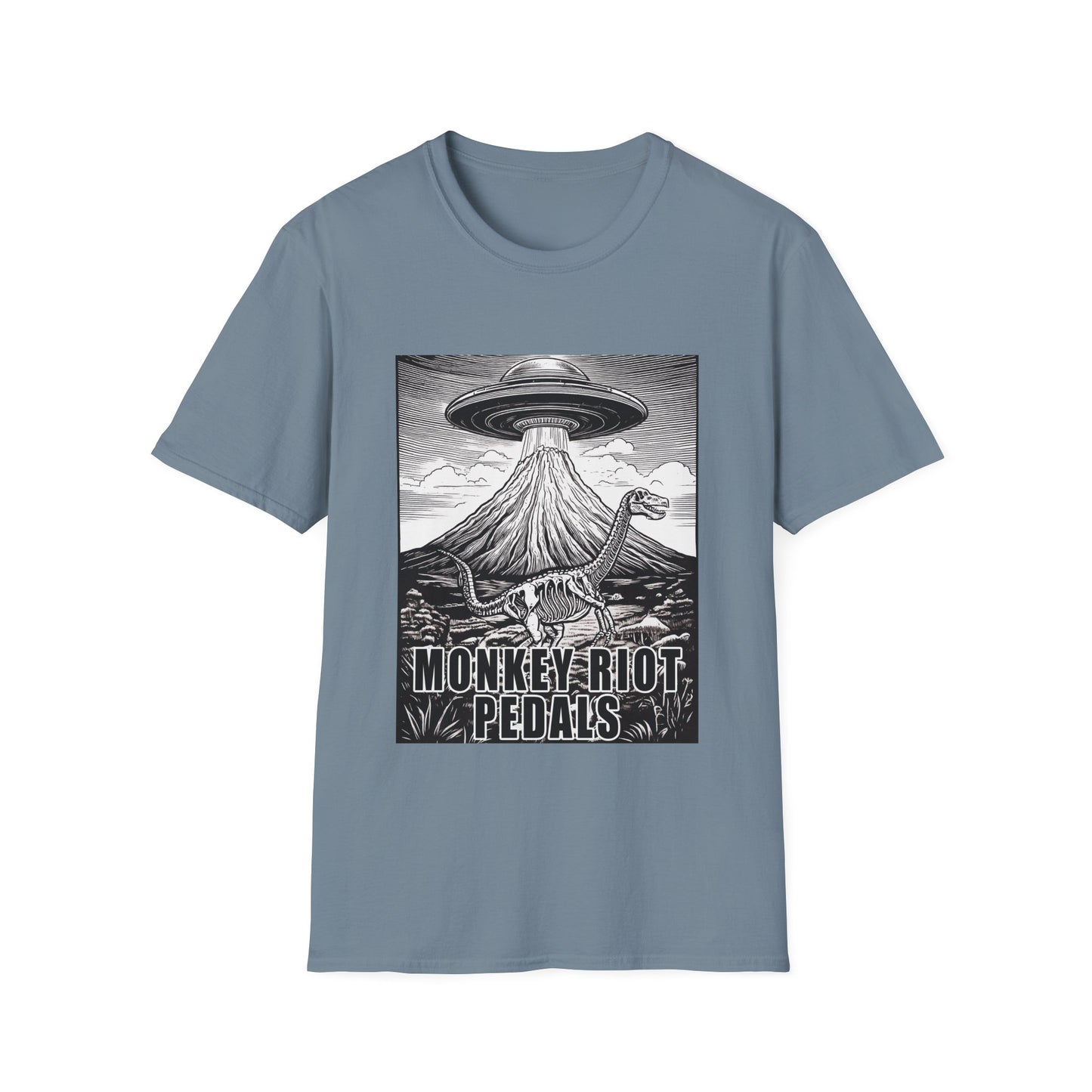Monkey Riot retroFUZZ Unisex Softstyle T-Shirt