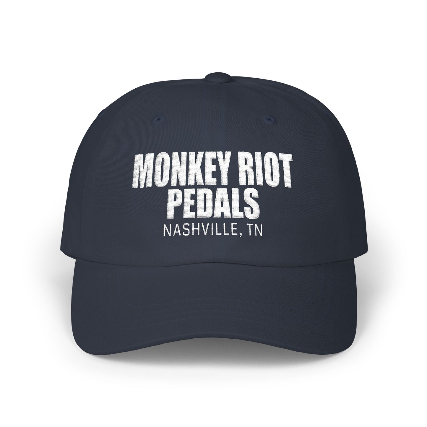 Monkey Riot Pedals Emboridered Classic Dad Cap