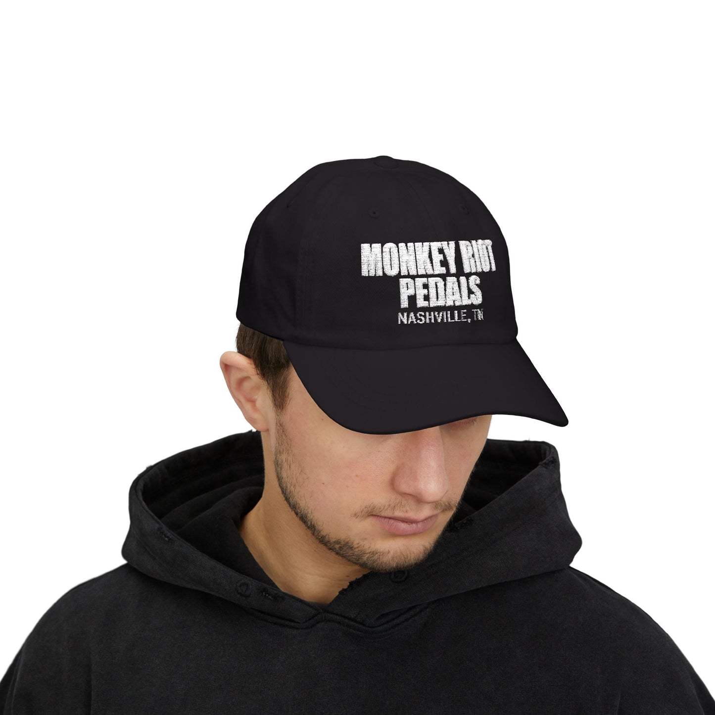 Monkey Riot Pedals Emboridered Classic Dad Cap