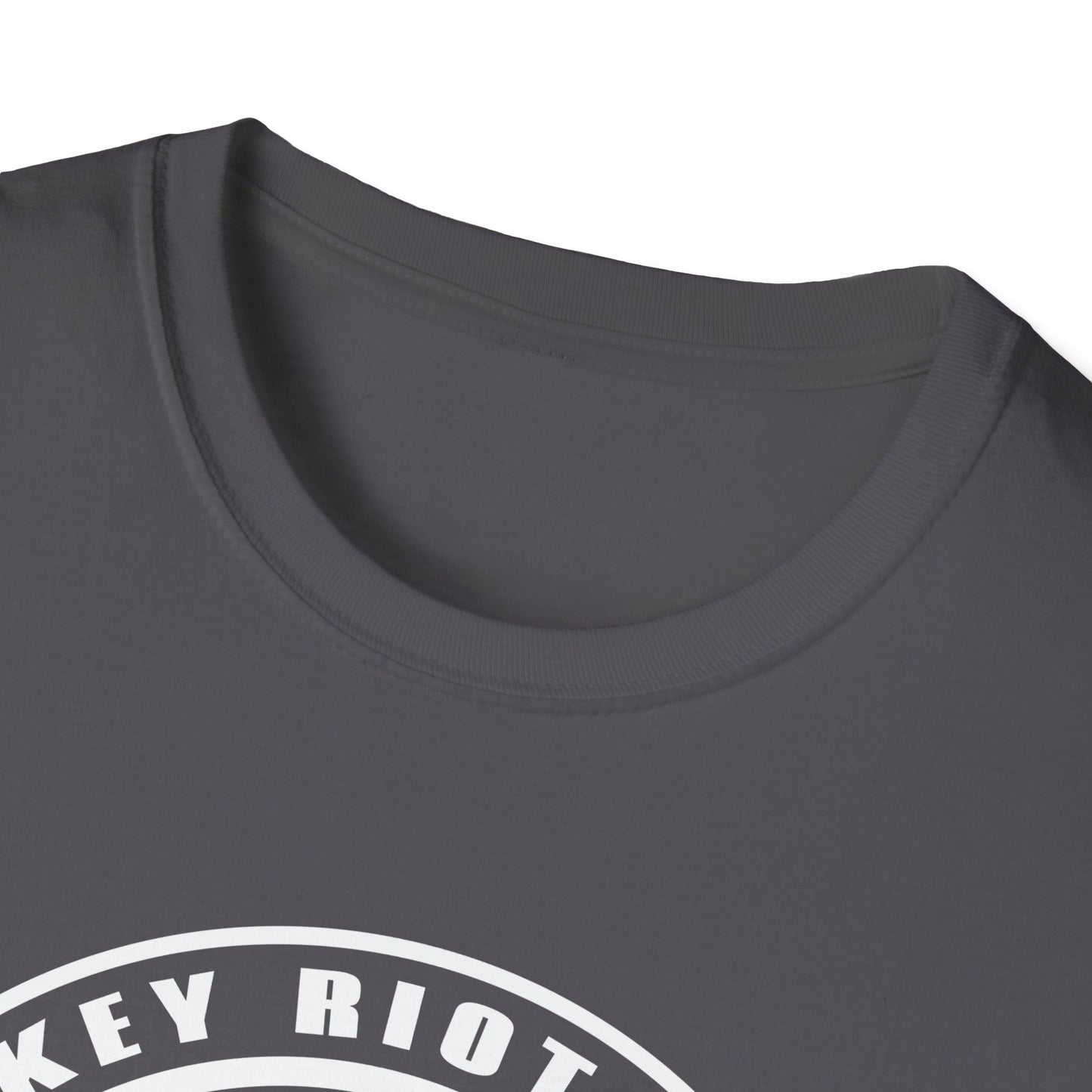 Monkey Riot Pedals Logo Unisex Softstyle T-Shirt