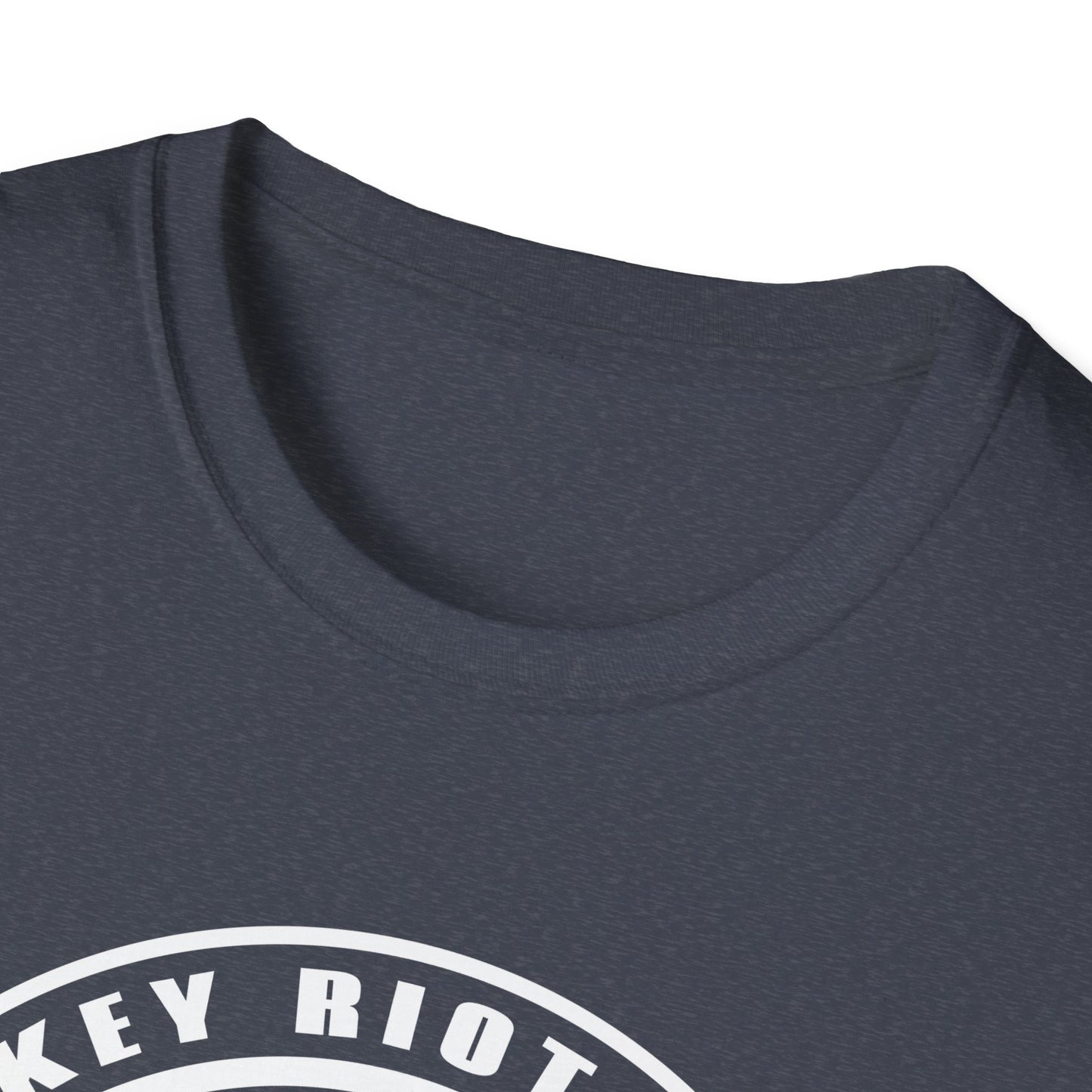 Monkey Riot Pedals Logo Unisex Softstyle T-Shirt