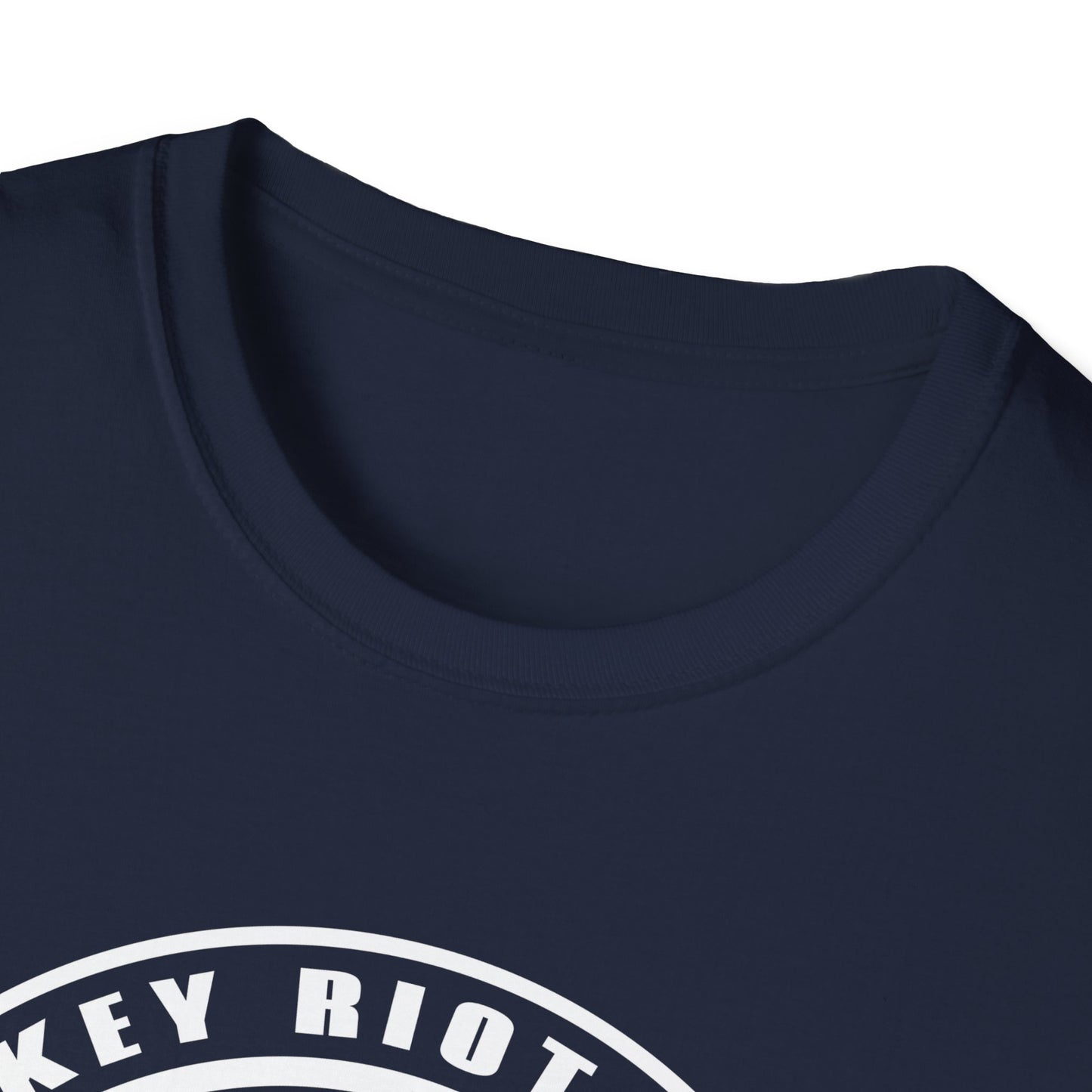 Monkey Riot Pedals Logo Unisex Softstyle T-Shirt