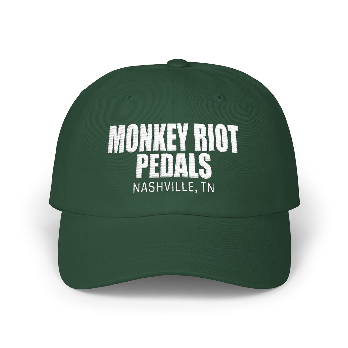 Monkey Riot Pedals Emboridered Classic Dad Cap
