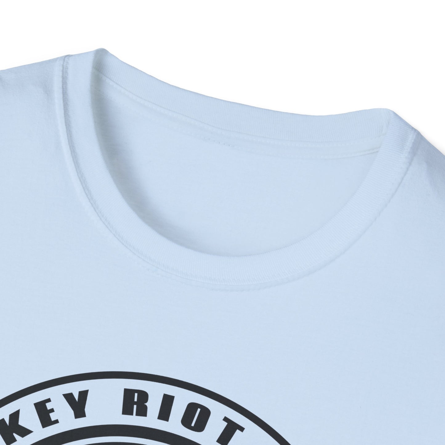 Monkey Riot Pedals Logo Unisex Softstyle T-Shirt