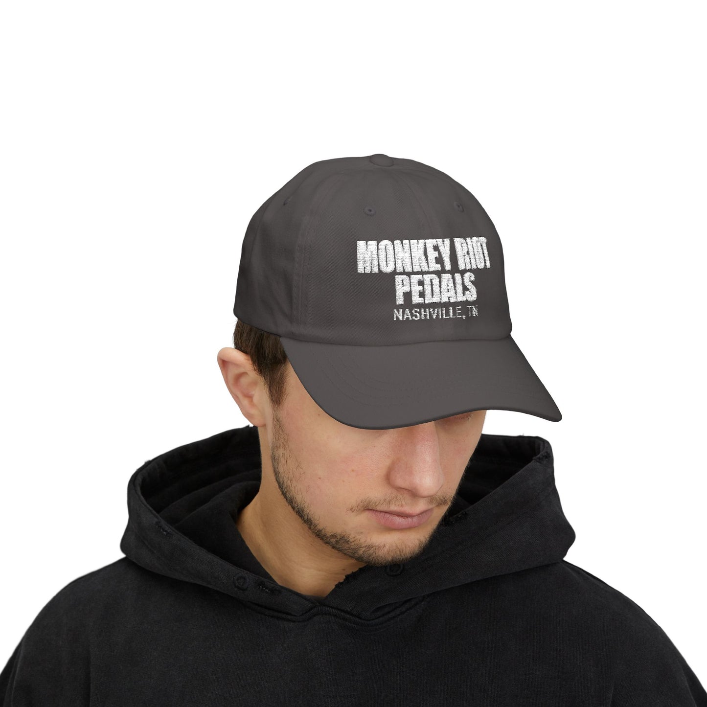 Monkey Riot Pedals Emboridered Classic Dad Cap