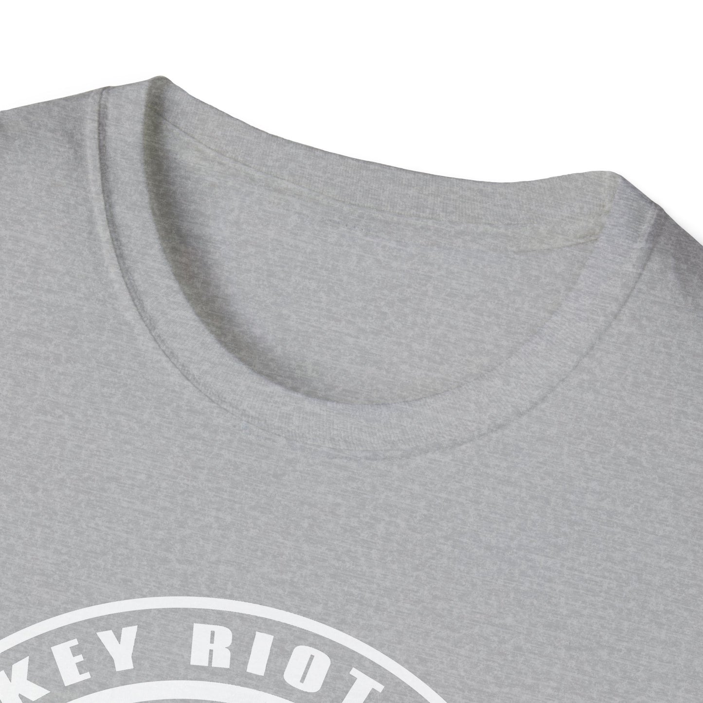 Monkey Riot Pedals Logo Unisex Softstyle T-Shirt