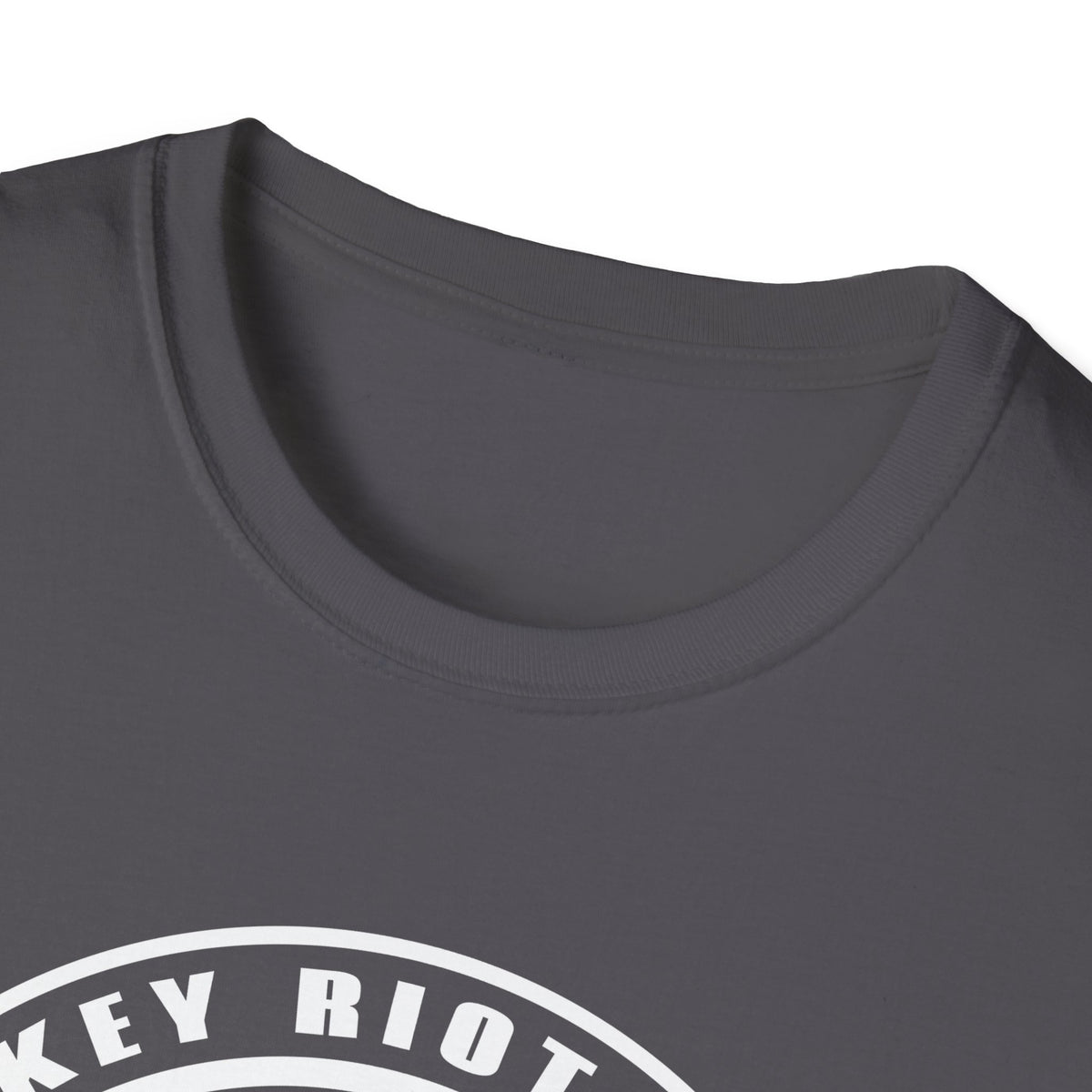 Monkey Riot Pedals Logo Unisex Softstyle T-Shirt
