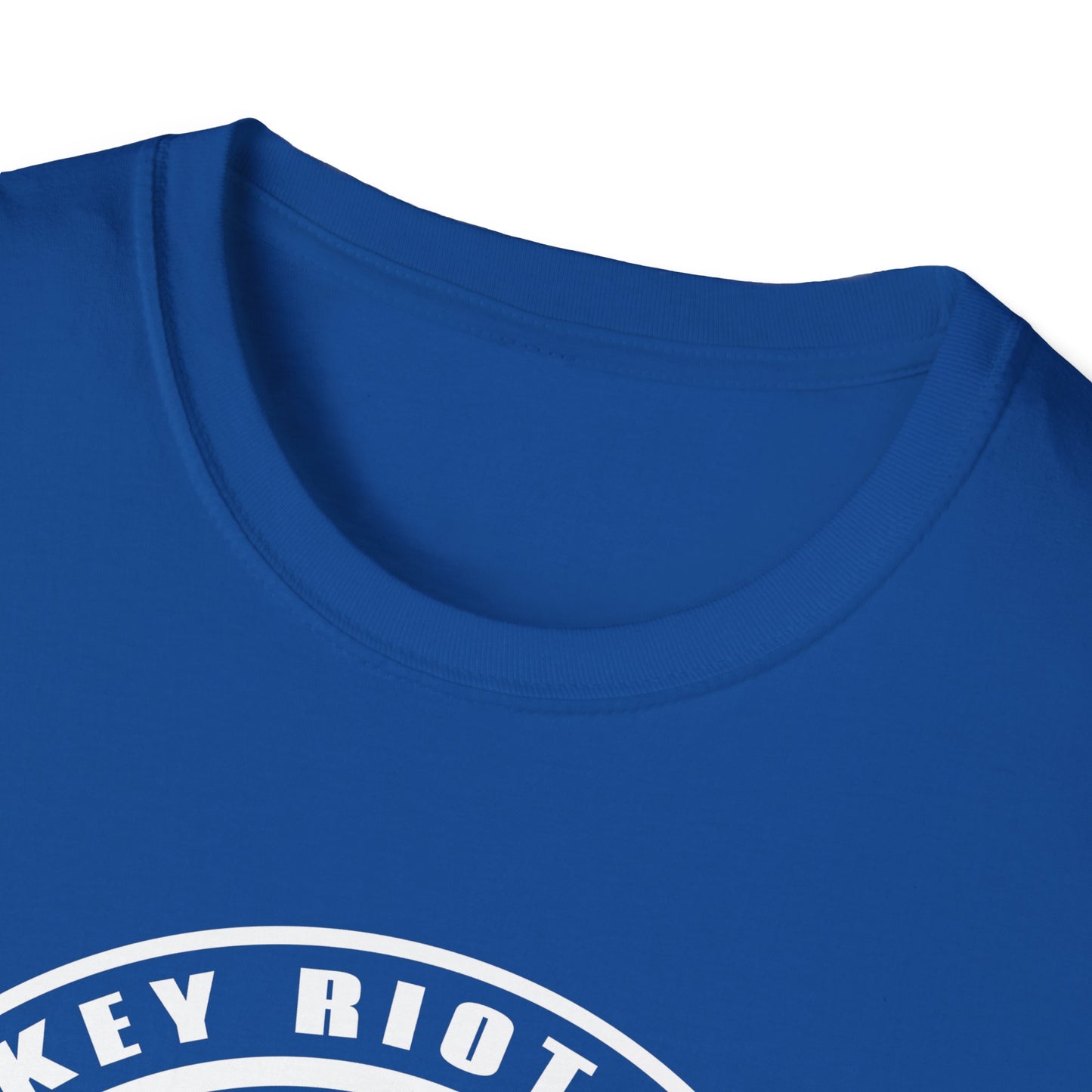 Monkey Riot Pedals Logo Unisex Softstyle T-Shirt