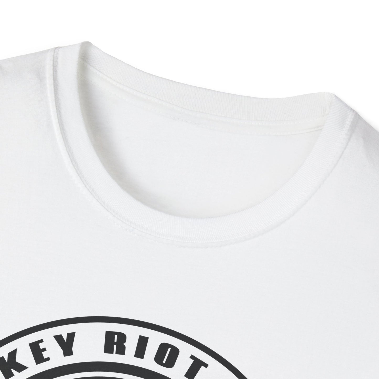 Monkey Riot Pedals Logo Unisex Softstyle T-Shirt