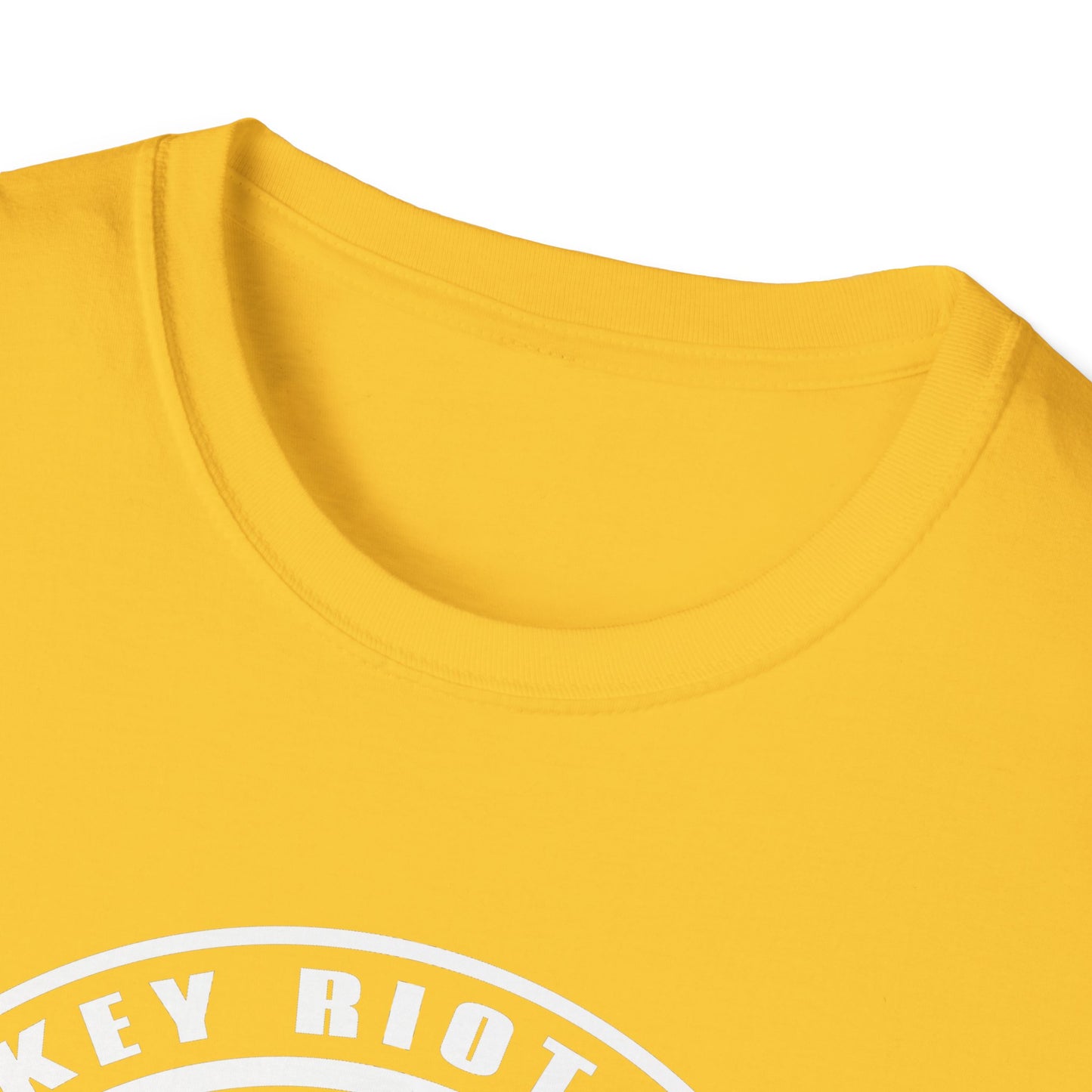 Monkey Riot Pedals Logo Unisex Softstyle T-Shirt